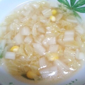 簡単！白菜スープ（*^_^*）